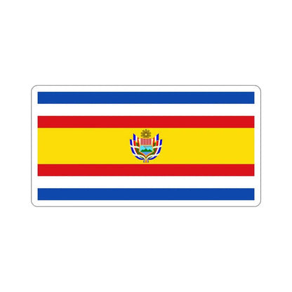 State Flag of Guatemala (1858-1871) STICKER Vinyl Die-Cut Decal 6 Inch - The Sticker Space