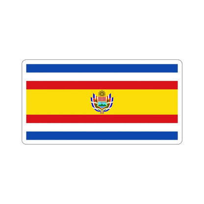 State Flag of Guatemala (1858-1871) STICKER Vinyl Die-Cut Decal 6 Inch - The Sticker Space