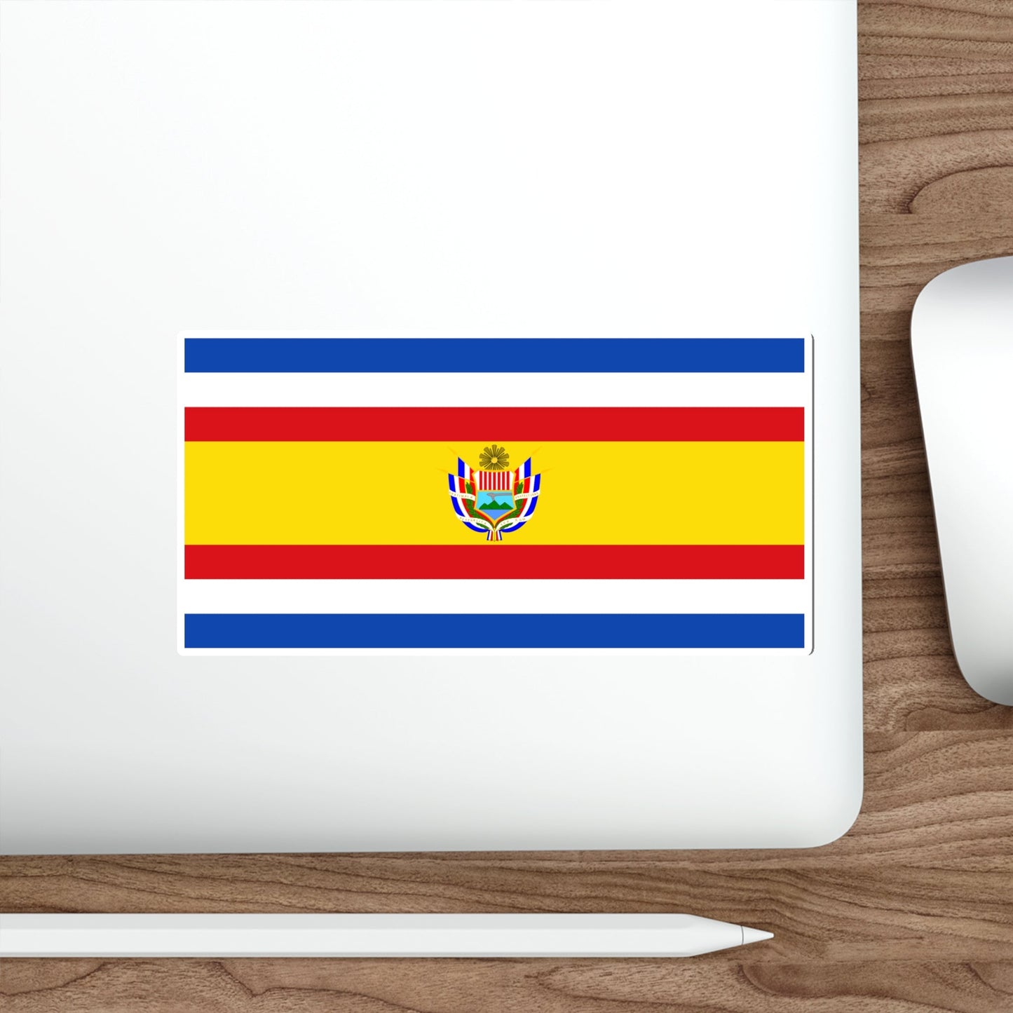 State Flag of Guatemala (1858-1871) STICKER Vinyl Die-Cut Decal-The Sticker Space