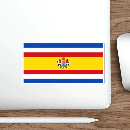 State Flag of Guatemala (1858-1871) STICKER Vinyl Die-Cut Decal - The Sticker Space