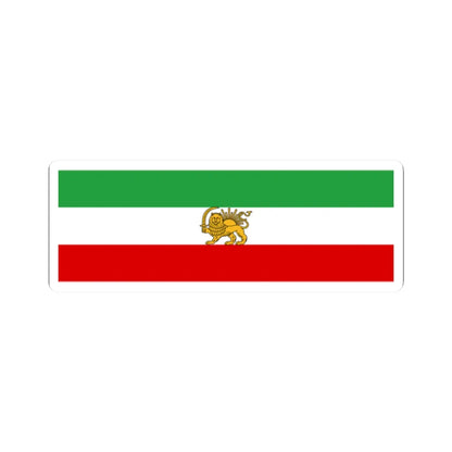 State flag of Iran 1933-1964 (Iran) STICKER Vinyl Kiss-Cut Decal 2 Inch White - The Sticker Space
