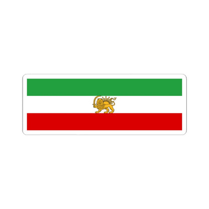 State flag of Iran 1933-1964 (Iran) STICKER Vinyl Kiss-Cut Decal 6 Inch White - The Sticker Space