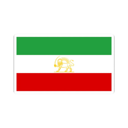 State flag of Iran 1964-1980 alternate (Iran) STICKER Vinyl Kiss-Cut Decal 2 Inch White - The Sticker Space