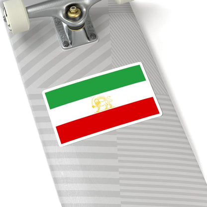 State flag of Iran 1964-1980 alternate (Iran) STICKER Vinyl Kiss-Cut Decal - The Sticker Space