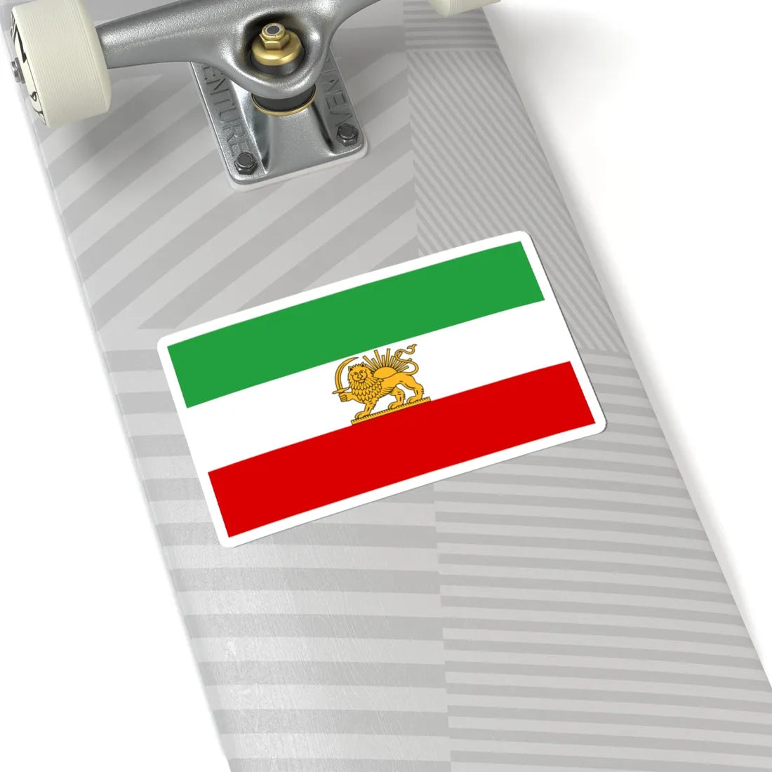 State flag of Iran 1964-1980 (Iran) STICKER Vinyl Kiss-Cut Decal - The Sticker Space