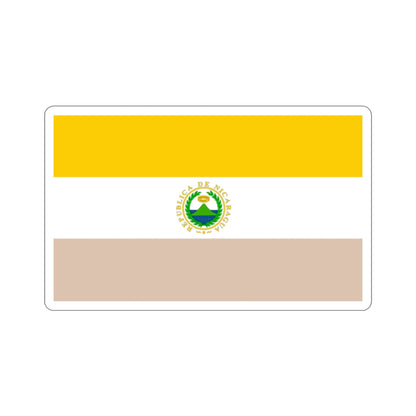 State Flag of Nicaragua (1854-1858) STICKER Vinyl Die-Cut Decal-2 Inch-The Sticker Space