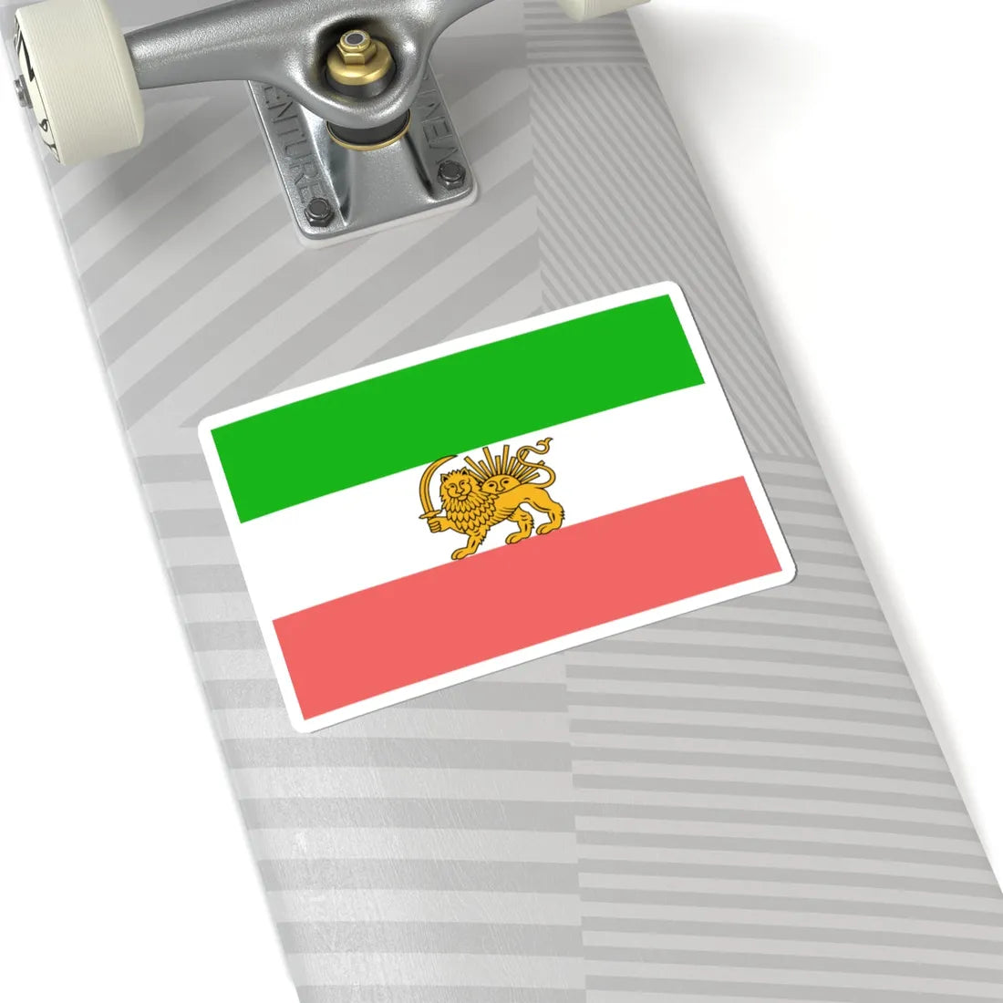 State flag of Persia 1907-1933 3-2 (Iran) STICKER Vinyl Kiss-Cut Decal - The Sticker Space