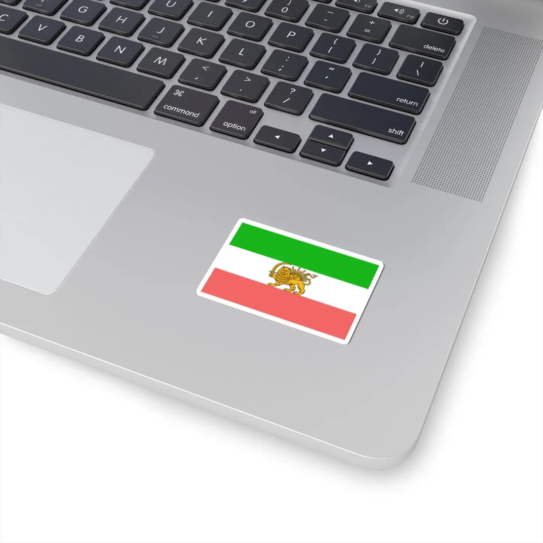 State flag of Persia 1907-1933 3-2 (Iran) STICKER Vinyl Kiss-Cut Decal - The Sticker Space