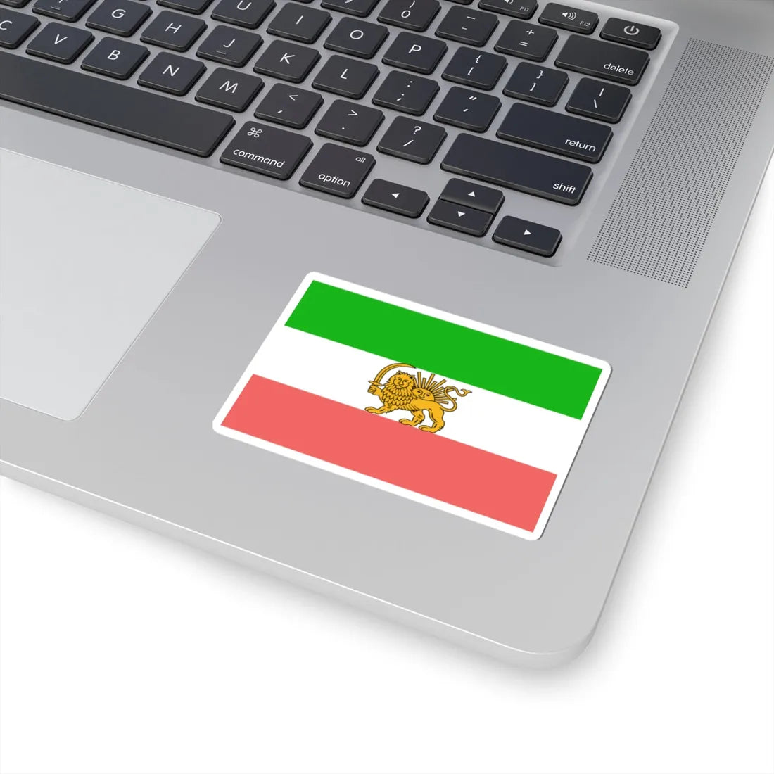 State flag of Persia 1907-1933 3-2 (Iran) STICKER Vinyl Kiss-Cut Decal - The Sticker Space