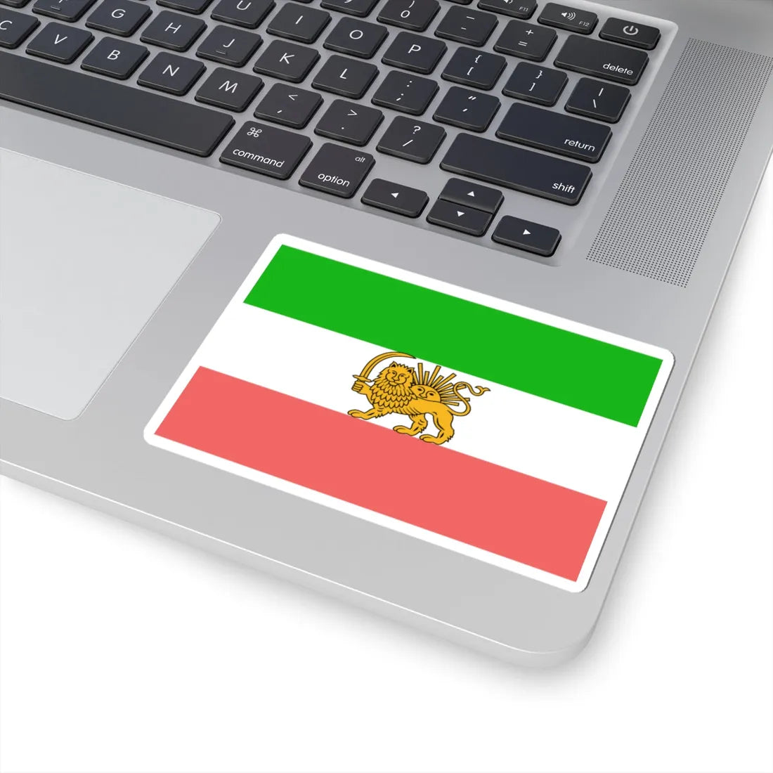State flag of Persia 1907-1933 3-2 (Iran) STICKER Vinyl Kiss-Cut Decal - The Sticker Space