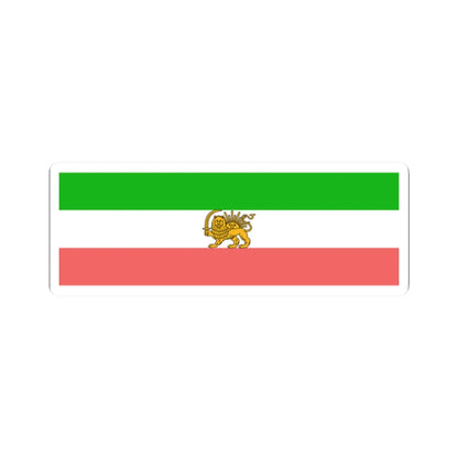 State flag of Persia 1907-1933 (Iran) STICKER Vinyl Kiss-Cut Decal 2 Inch White - The Sticker Space