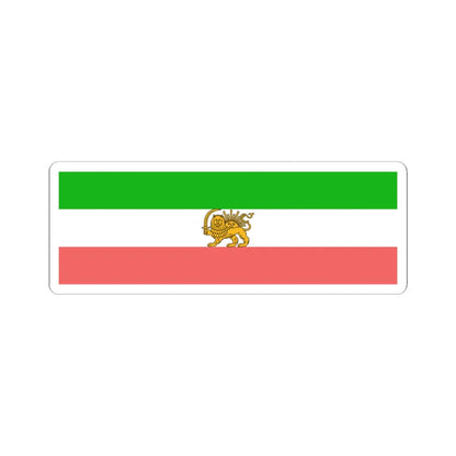 State flag of Persia 1907-1933 (Iran) STICKER Vinyl Kiss-Cut Decal 4 Inch White - The Sticker Space