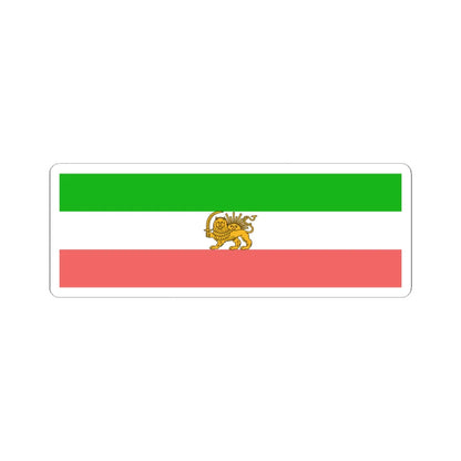 State flag of Persia 1907-1933 (Iran) STICKER Vinyl Kiss-Cut Decal 6 Inch White - The Sticker Space