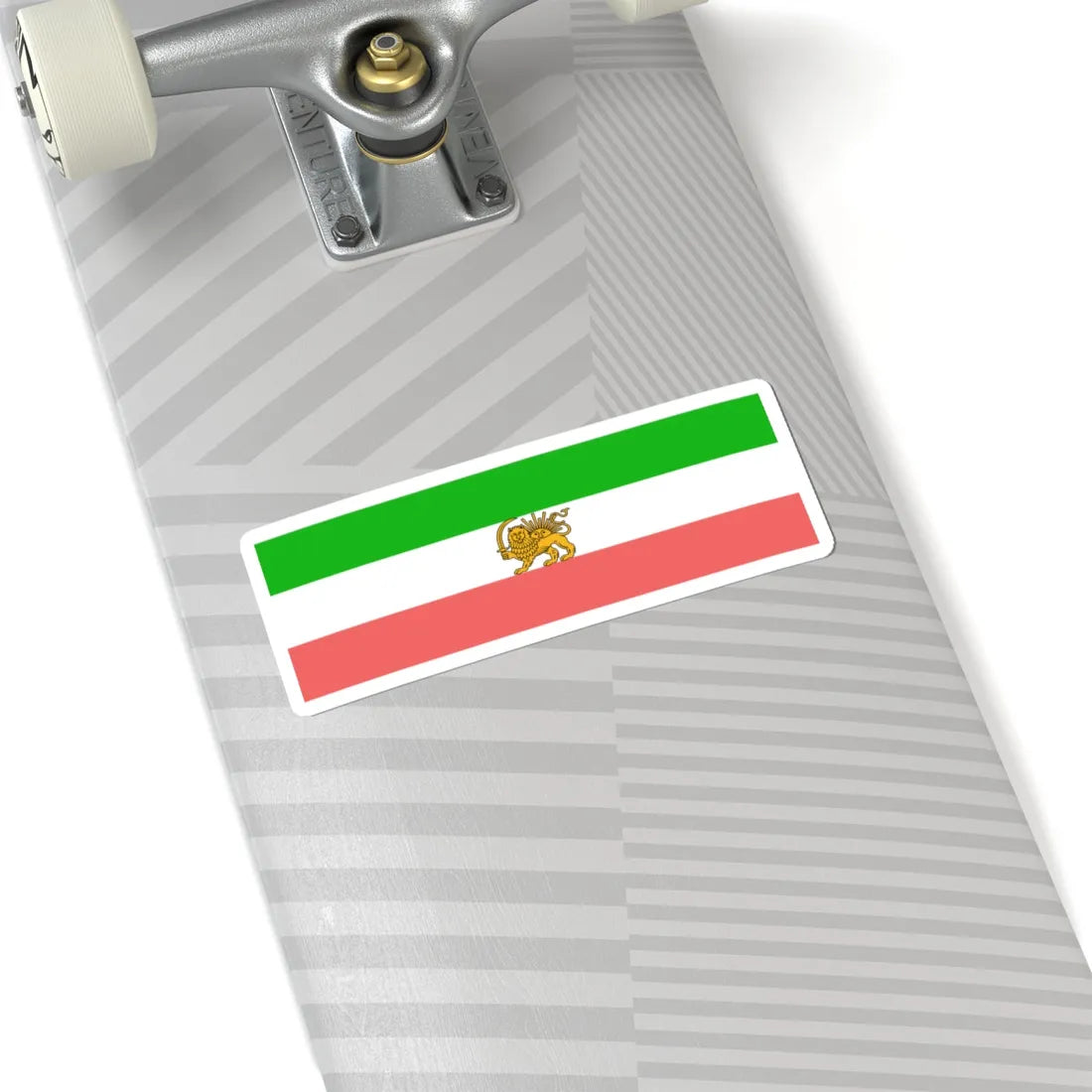 State flag of Persia 1907-1933 (Iran) STICKER Vinyl Kiss-Cut Decal - The Sticker Space