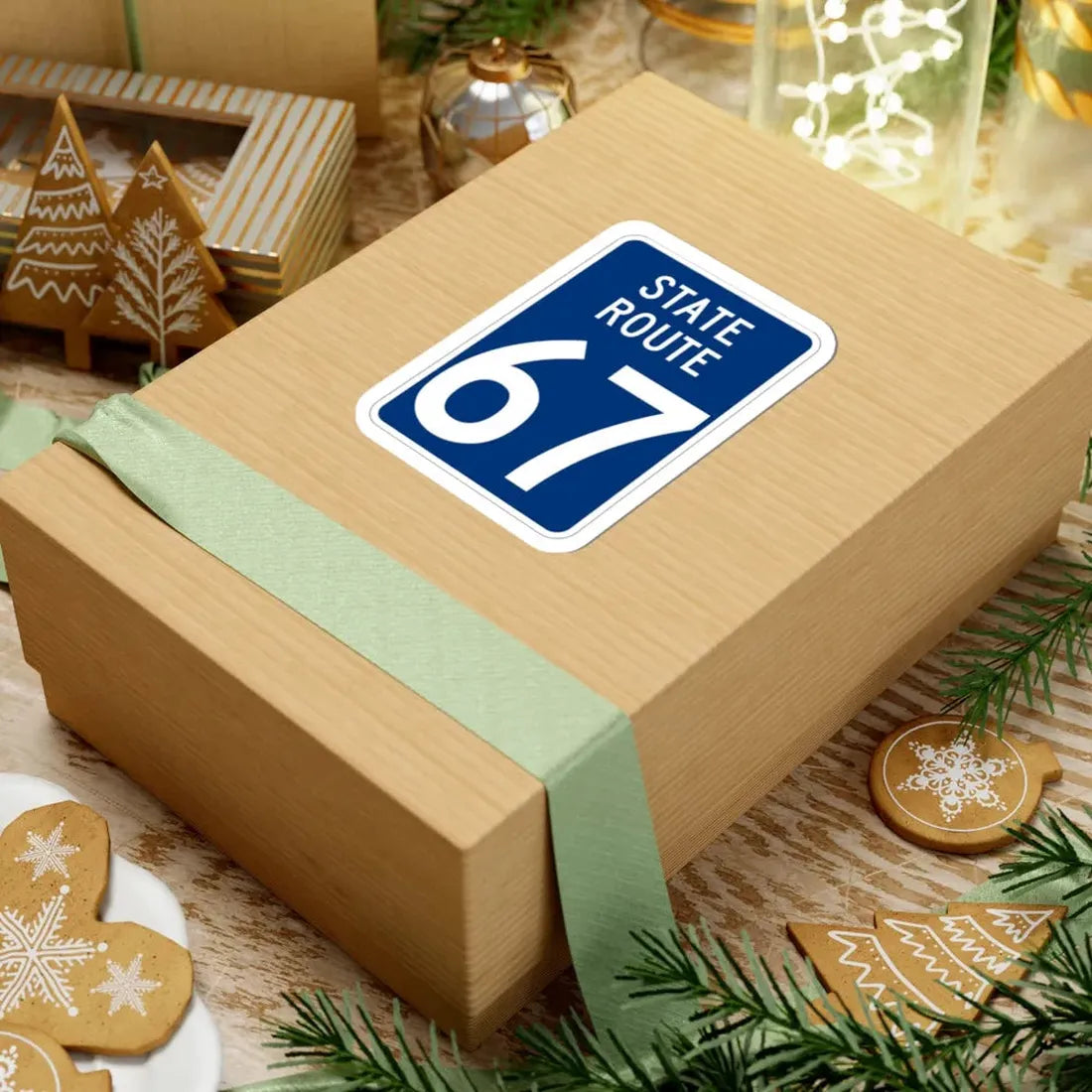 State Route 67 Wyandot County Ohio (Ohio) (Road Sign) STICKER Vinyl Kiss-Cut Decal - The Sticker Space