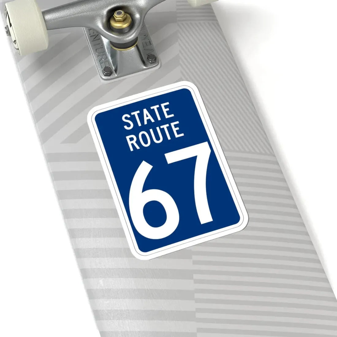 State Route 67 Wyandot County Ohio (Ohio) (Road Sign) STICKER Vinyl Kiss-Cut Decal - The Sticker Space