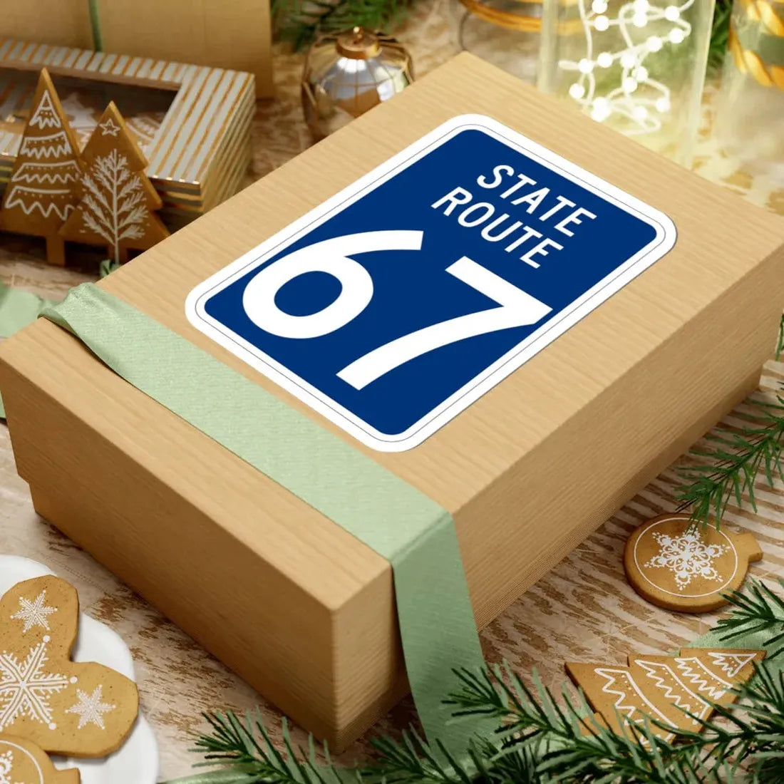 State Route 67 Wyandot County Ohio (Ohio) (Road Sign) STICKER Vinyl Kiss-Cut Decal - The Sticker Space