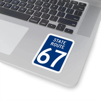 State Route 67 Wyandot County Ohio (Ohio) (Road Sign) STICKER Vinyl Kiss-Cut Decal - The Sticker Space