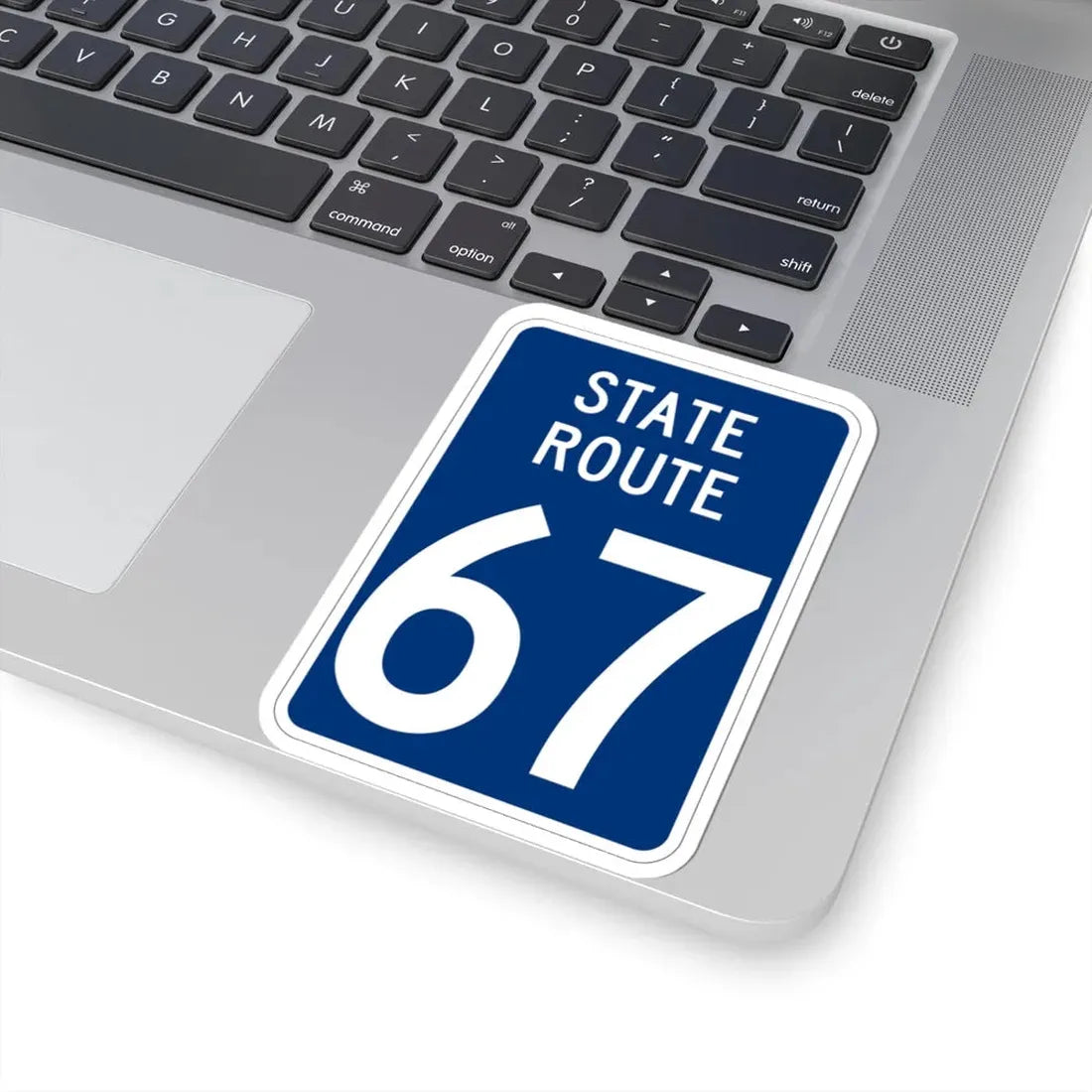 State Route 67 Wyandot County Ohio (Ohio) (Road Sign) STICKER Vinyl Kiss-Cut Decal - The Sticker Space