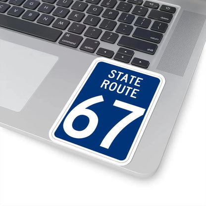 State Route 67 Wyandot County Ohio (Ohio) (Road Sign) STICKER Vinyl Kiss-Cut Decal - The Sticker Space