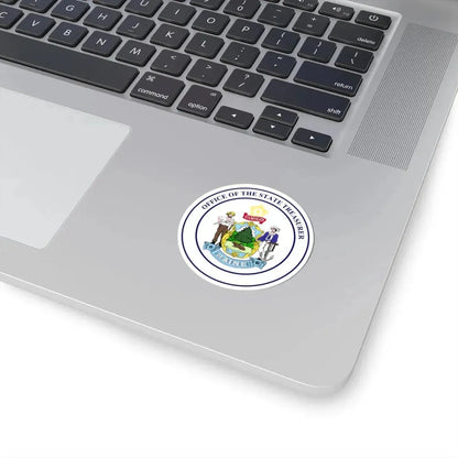 State Treasurer of Maine - STICKER Vinyl Kiss-Cut Decal - The Sticker Space