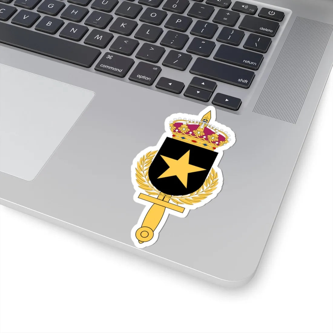 Statens försvarshistoriska museer vapen (Sweden) (Coat of Arms) STICKER Vinyl Kiss-Cut Decal - The Sticker Space
