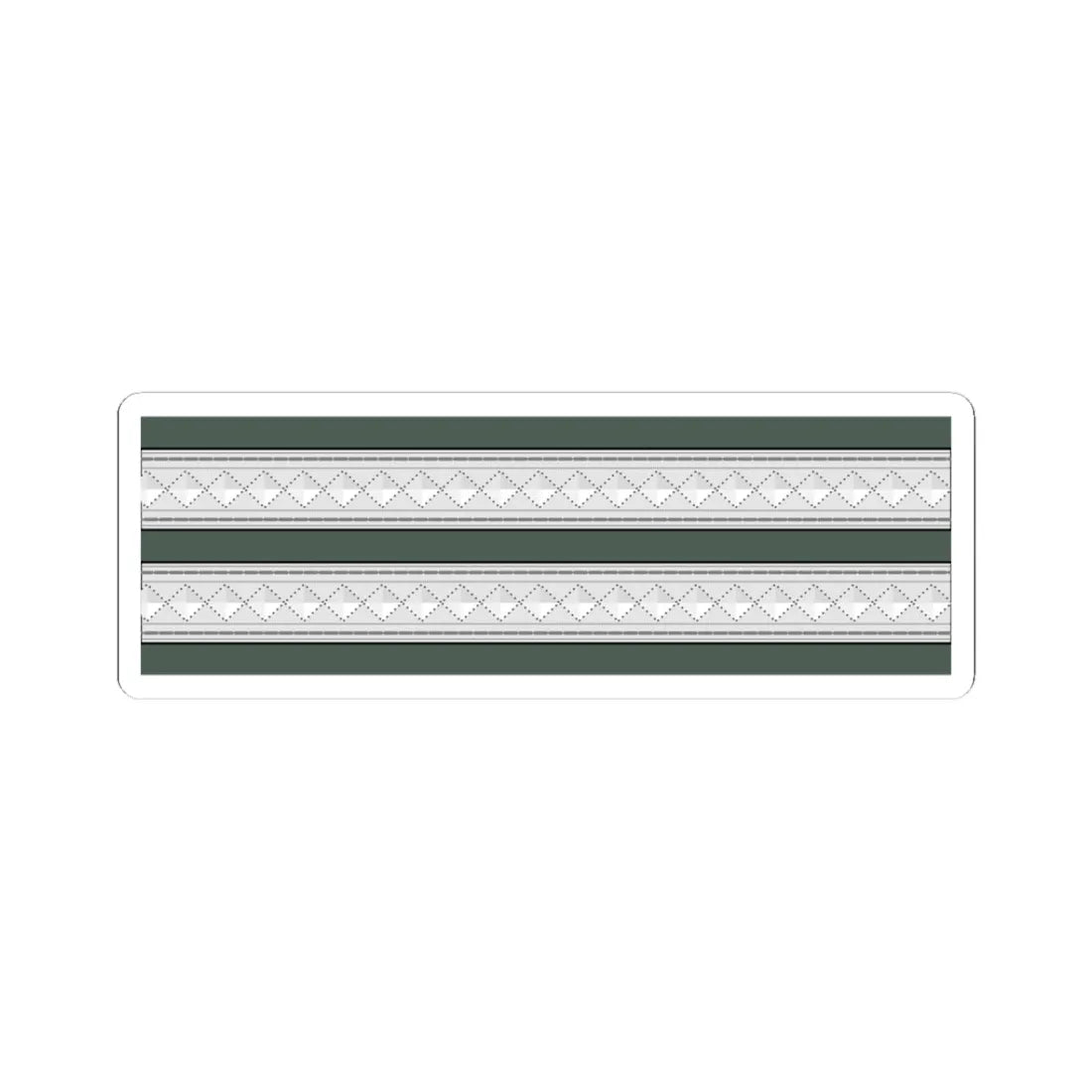 Statuszeichen HptFw WMacht NVA und Stascha SS (Germany) (Military Rank) STICKER Vinyl Kiss-Cut Decal 3 Inch White - The Sticker Space