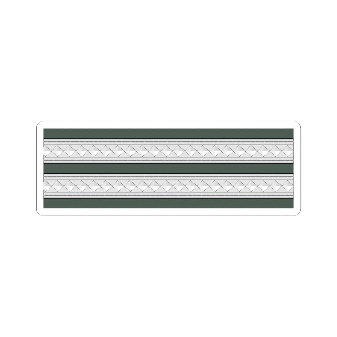 Statuszeichen HptFw WMacht NVA und Stascha SS (Germany) (Military Rank) STICKER Vinyl Kiss-Cut Decal 4 Inch White - The Sticker Space