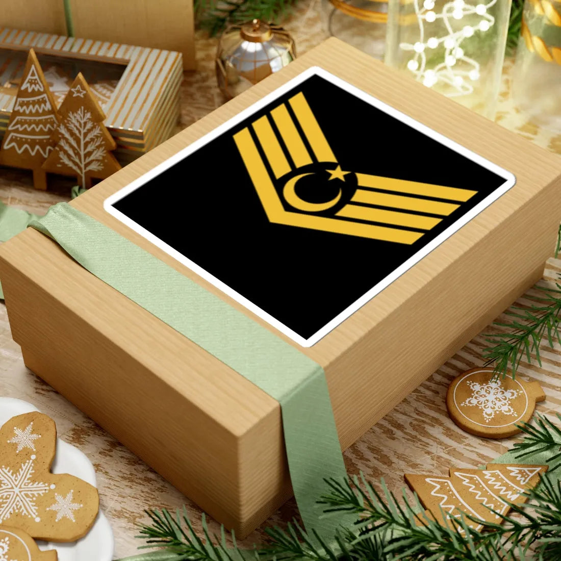 Üstçavuş rütbe (Turkey) (Military Rank) STICKER Vinyl Kiss-Cut Decal - The Sticker Space