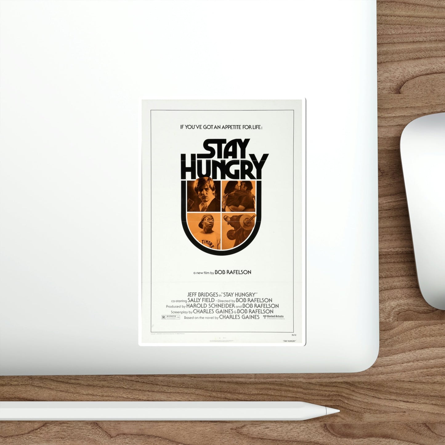 Stay Hungry 1976 Movie Poster STICKER Vinyl Die-Cut Decal-The Sticker Space