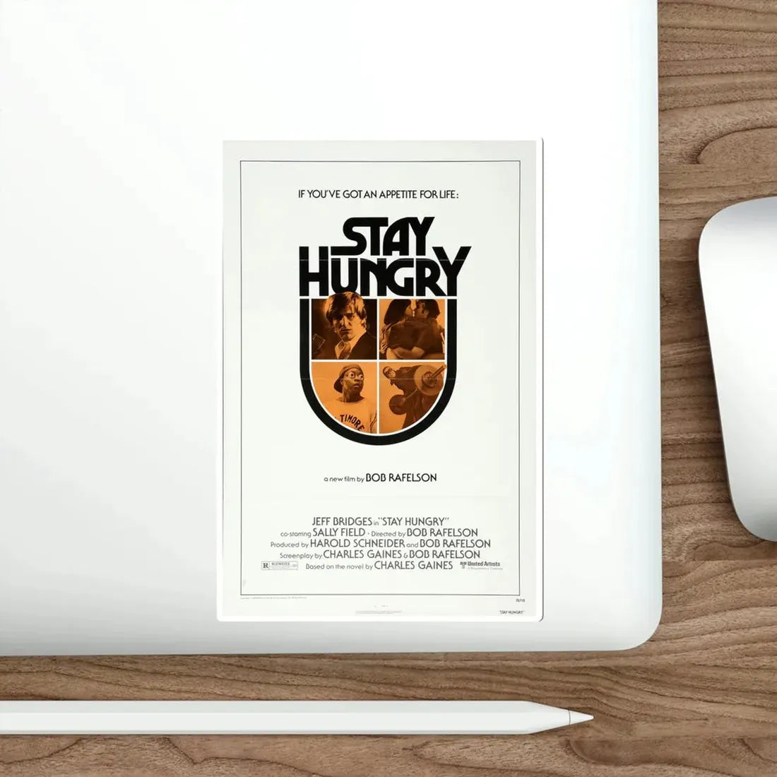 Stay Hungry 1976 Movie Poster STICKER Vinyl Die-Cut Decal - The Sticker Space