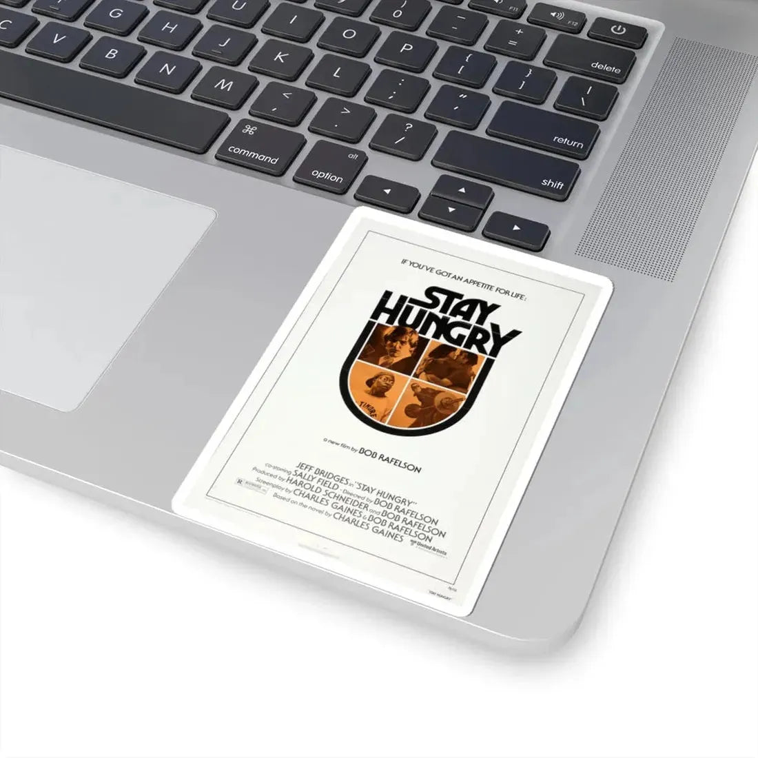 Stay Hungry 1976 Movie Poster - STICKER Vinyl Kiss-Cut Decal - The Sticker Space