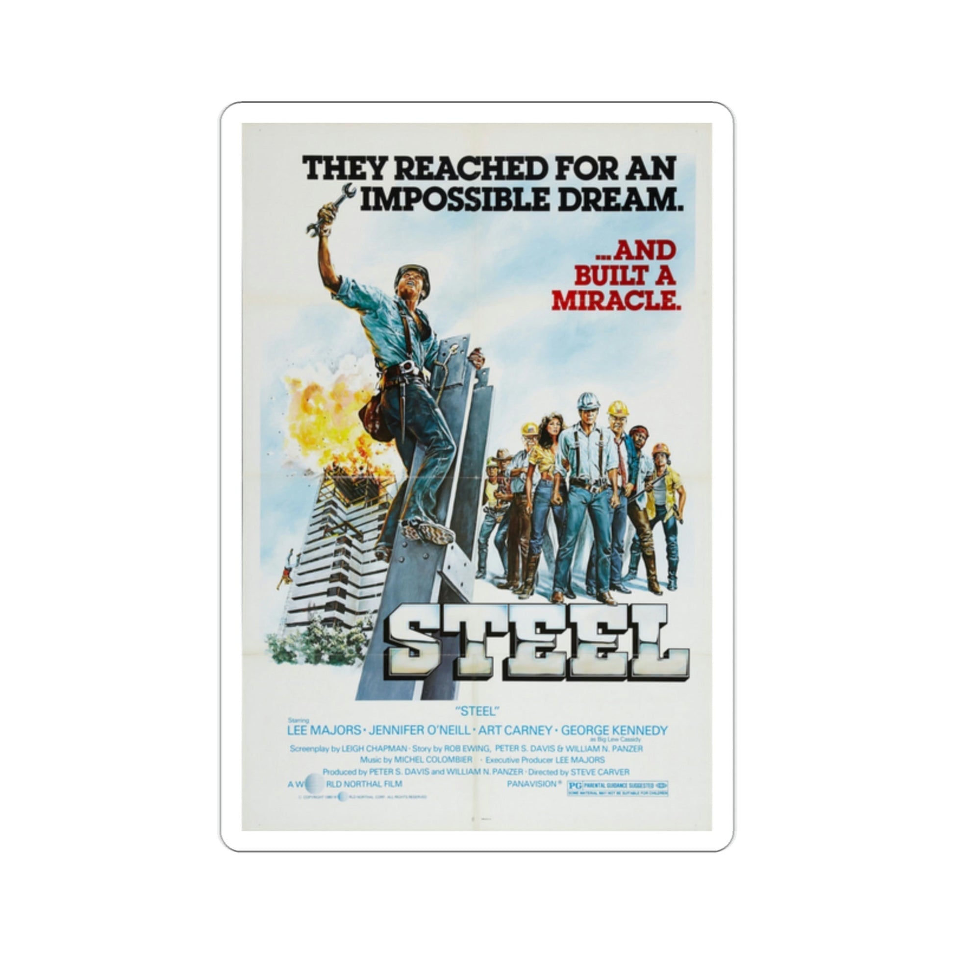 Steel 1979 Movie Poster STICKER Vinyl Die-Cut Decal-2 Inch-The Sticker Space