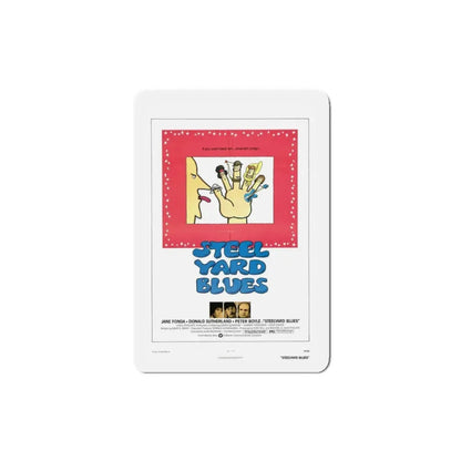 Steelyard Blues 1973 Movie Poster Refrigerator Magnet 3 Inch - The Sticker Space