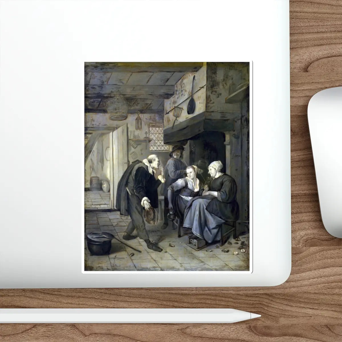 SKU:27351709465245027380 Sticker types:White Shape:Die-Cut Sizes:6" × 6"