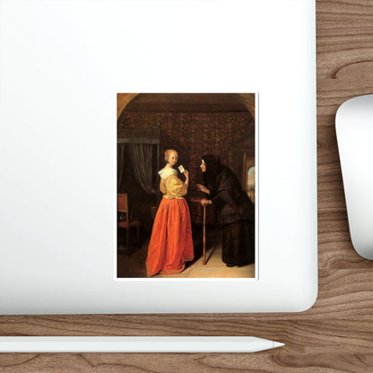 STEEN, Jan - Batsheba Receiving David's Letter (Artwork) STICKER Vinyl Die-Cut Decal-The Sticker Space