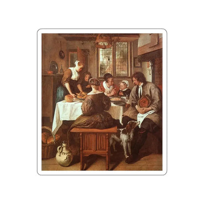 STEEN, Jan - Grace Before Meat (Artwork) STICKER Vinyl Die-Cut Decal White Die-Cut 5 Inch - The Sticker Space