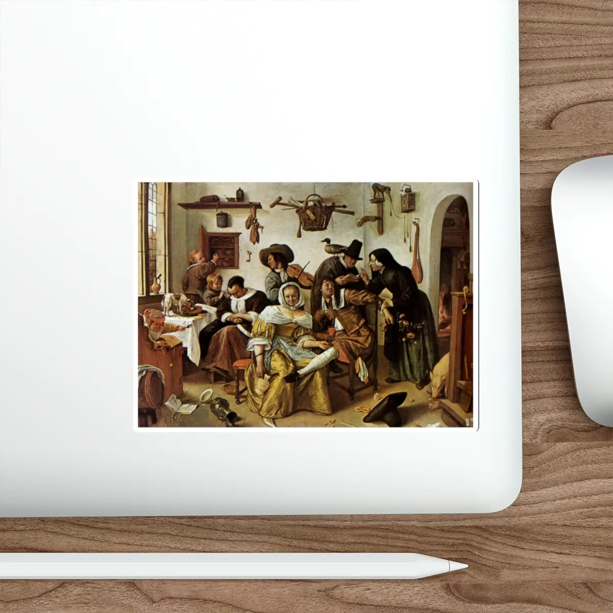 SKU:17663032740009482095 Sticker types:White Shape:Die-Cut Sizes:5" × 5"
