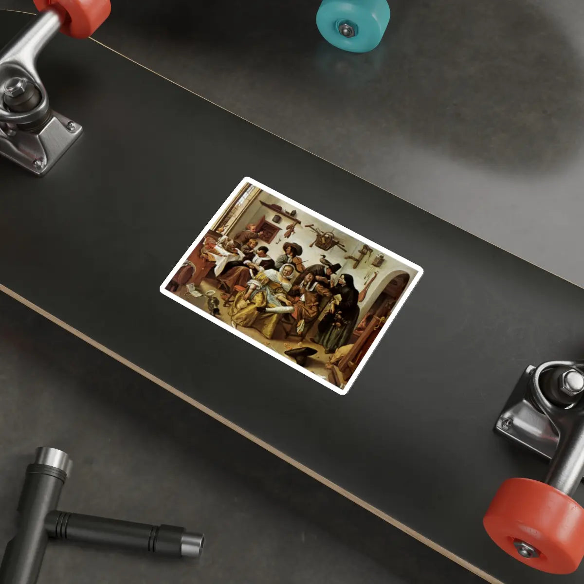 SKU:17663032740009482095 Sticker types:White Shape:Die-Cut Sizes:5" × 5"