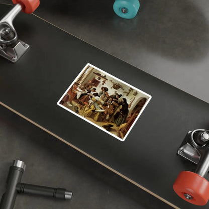 SKU:17663032740009482095 Sticker types:White Shape:Die-Cut Sizes:5" × 5"