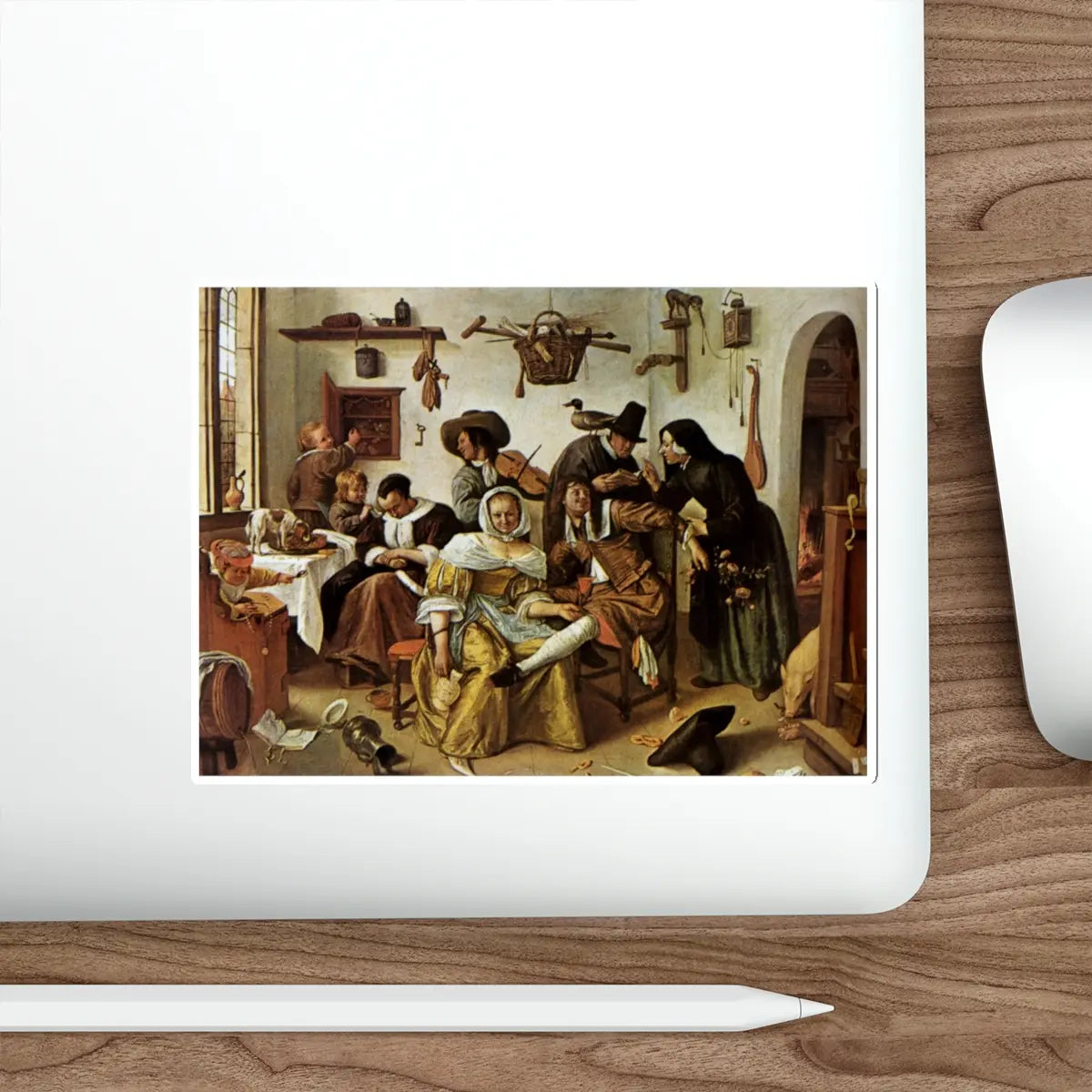 SKU:90810286933846448625 Sticker types:White Shape:Die-Cut Sizes:6" × 6"