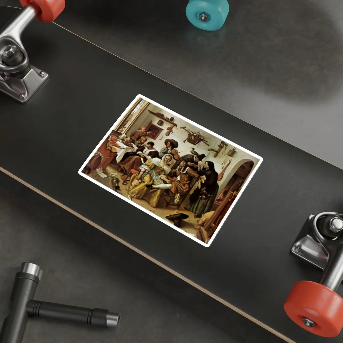 SKU:90810286933846448625 Sticker types:White Shape:Die-Cut Sizes:6" × 6"