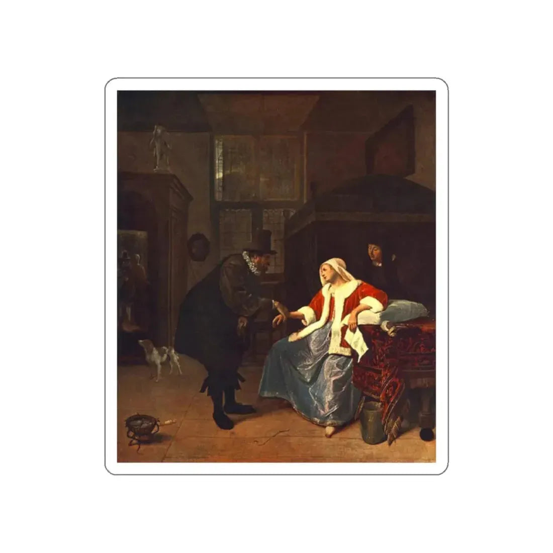 STEEN, Jan - Love Sickness (Artwork) STICKER Vinyl Die-Cut Decal White Die-Cut 2 Inch - The Sticker Space