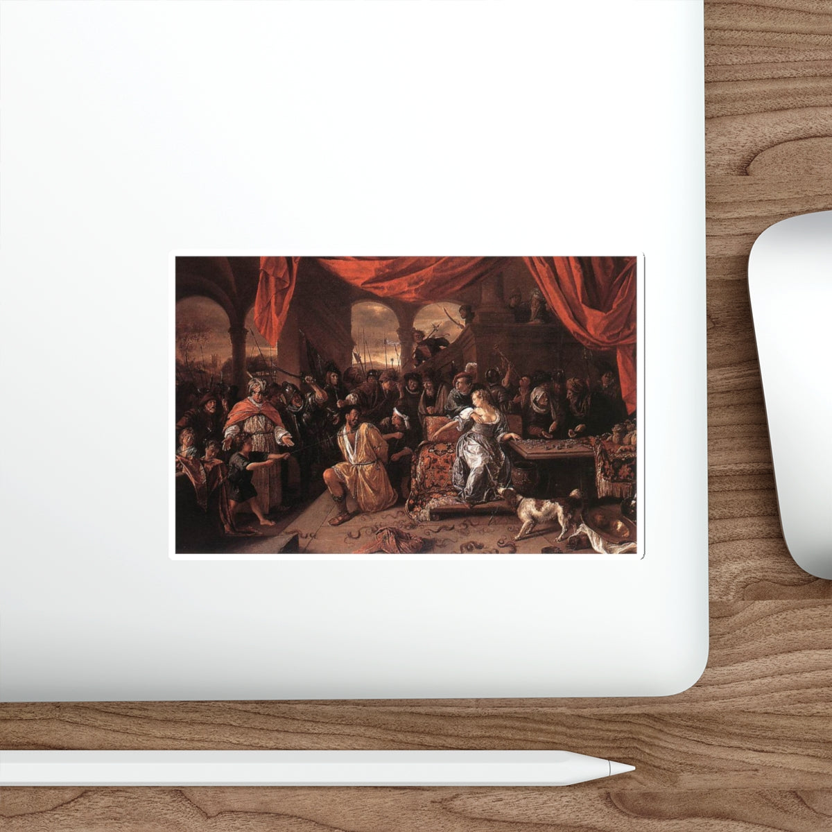 STEEN, Jan - Samson and Delilah (Artwork) STICKER Vinyl Die-Cut Decal-The Sticker Space