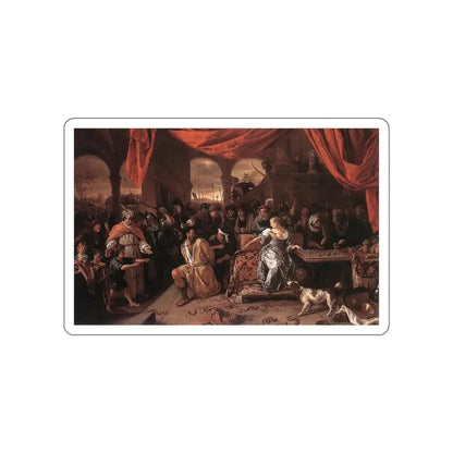 STEEN, Jan - Samson and Delilah (Artwork) STICKER Vinyl Die-Cut Decal White Die-Cut 3 Inch - The Sticker Space