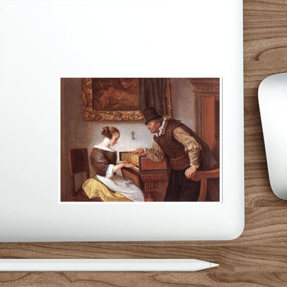 STEEN, Jan - The Harpsichord Lesson (Artwork) STICKER Vinyl Die-Cut Decal-The Sticker Space