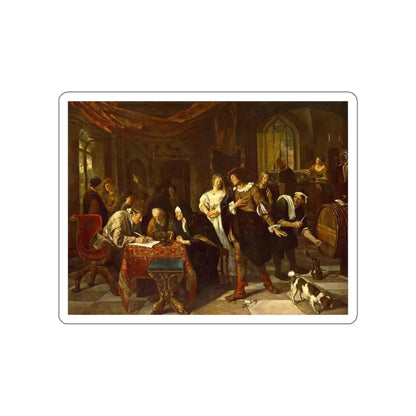 STEEN, Jan - The Marriage (Artwork) STICKER Vinyl Die-Cut Decal White Die-Cut 4 Inch - The Sticker Space