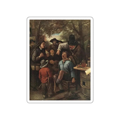 STEEN, Jan - The Quackdoctor (Artwork) STICKER Vinyl Die-Cut Decal White Die-Cut 6 Inch - The Sticker Space