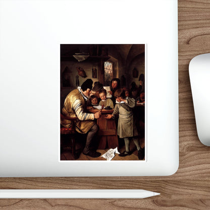 STEEN, Jan - The Schoolmaster (Artwork) STICKER Vinyl Die-Cut Decal-The Sticker Space