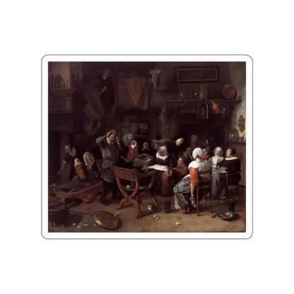 STEEN, Jan - Twin Birth Celebration (Artwork) STICKER Vinyl Die-Cut Decal White Die-Cut 2 Inch - The Sticker Space